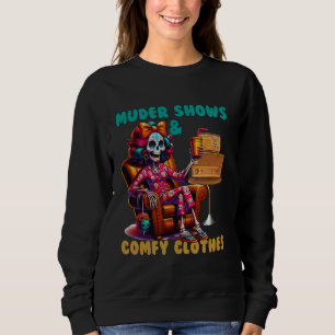 Sweatshirt Assassinats et vêtements confortables Skeleton Mom