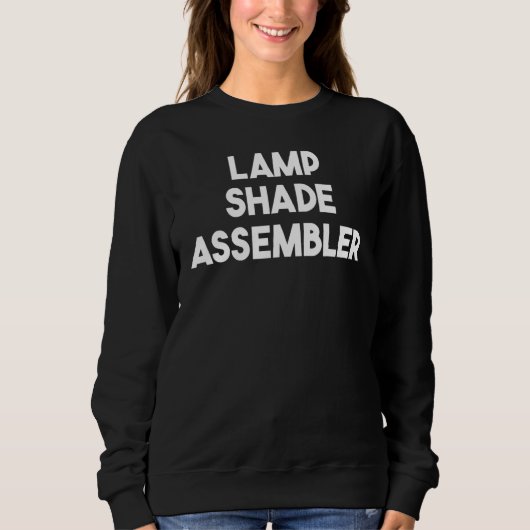 Sweatshirt Assembleur d'ombres de lampes (Devant)