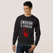 Sweatshirt Assez C'Est Assez (Devant entier)