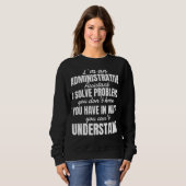 Sweatshirt Assistant administratif d'administration de jour p (Devant entier)