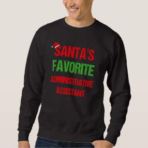 Sweatshirt Assistant administratif Funny Pajama Christmas