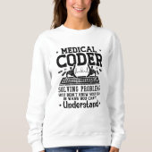Sweatshirt Assistant Codage des problèmes de résolution de co (Devant)