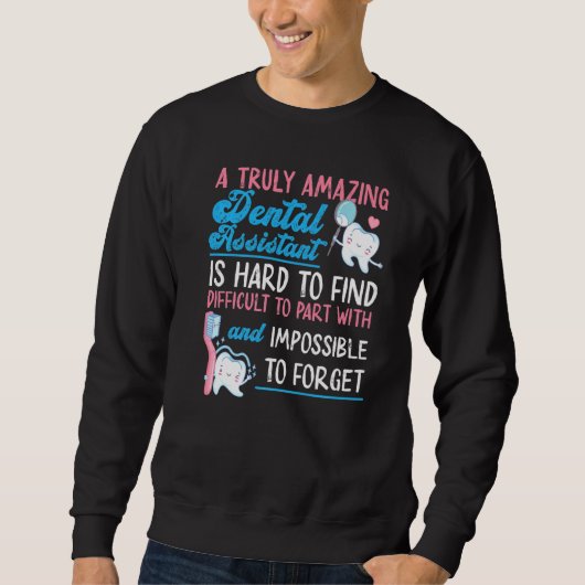 Sweatshirt Assistant dentaire (Devant)