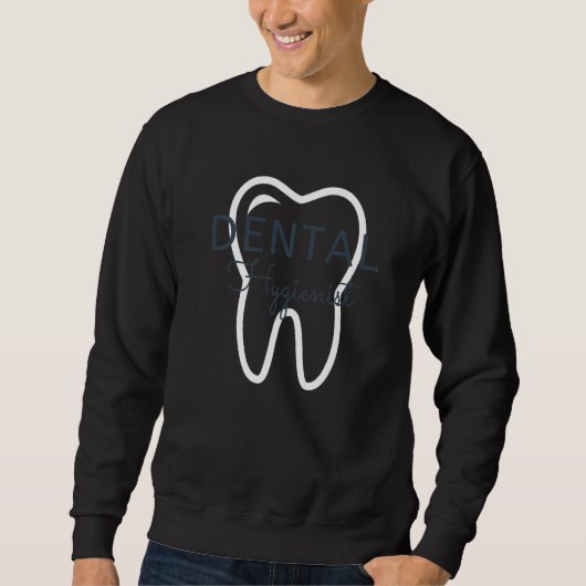 Sweatshirt Assistant dentaire hygiéniste (Devant)