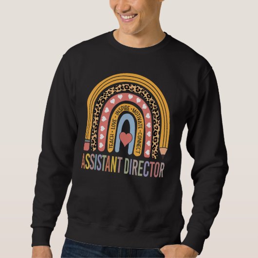 Sweatshirt Assistant Director 100th Day Of School Assistant M (Devant)