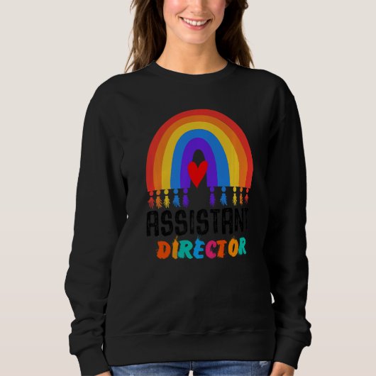 Sweatshirt Assistant Director Appreciation Week Theater Nursi (Devant)