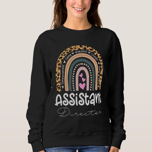 Sweatshirt Assistant Director Appreciation Week Theater Nursi (Devant)