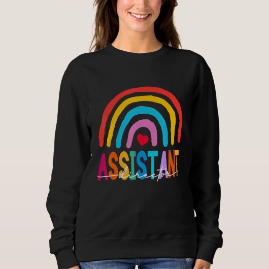 Sweatshirt Assistant Director Appreciation Week Theater Nursi (Devant)