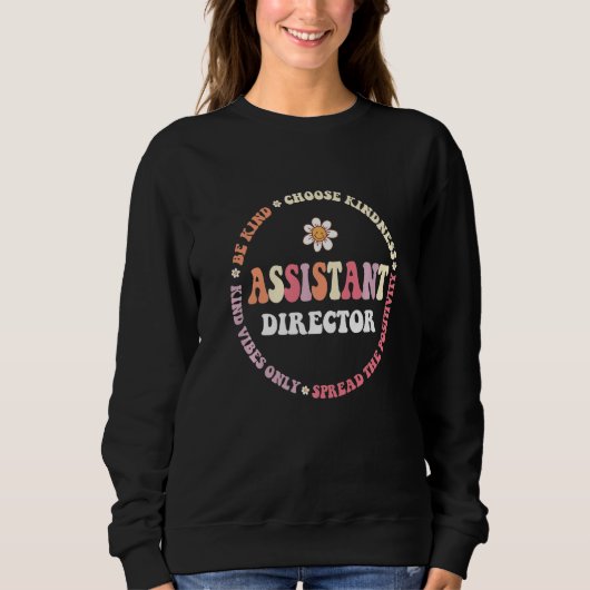 Sweatshirt Assistant Director Appreciation Week Theater Nursi (Devant)