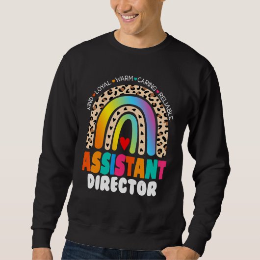Sweatshirt Assistant Director Appreciation Week Theater Nursi (Devant)