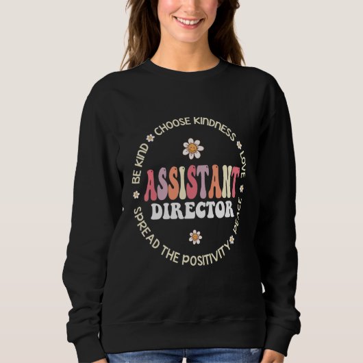 Sweatshirt Assistant Director Appreciation Week Theater Nursi (Devant)