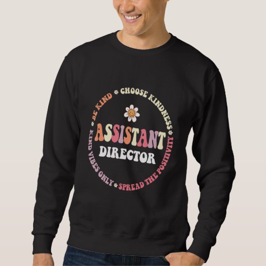 Sweatshirt Assistant Director Appreciation Week Theater Nursi (Devant)