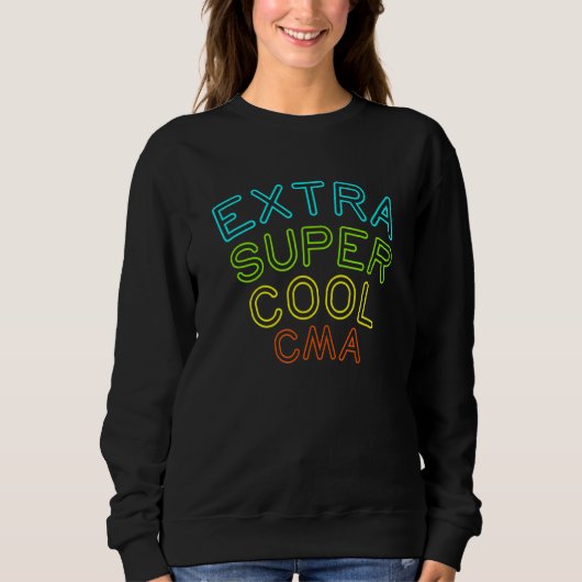 Sweatshirt Assistant(e) Médical(e) Certifié(e) Cma Extra Cool (Devant)