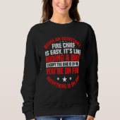 Sweatshirt Assistant Fire Chief Commanding Officer Riding Bik (Devant)
