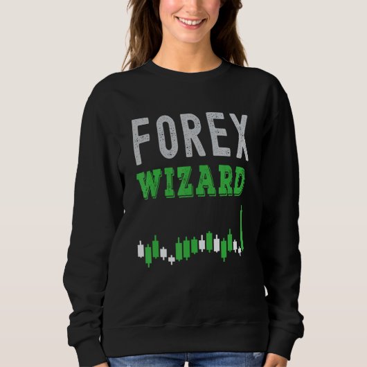 Sweatshirt Assistant Forex ! Expression de négociation utilis (Devant)