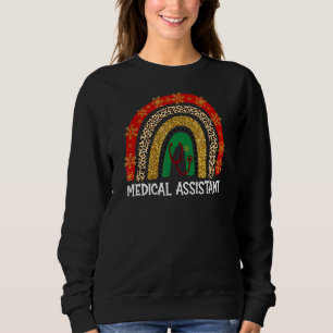 Sweatshirt Assistant Médicale Rainbow Appréciation essentiell