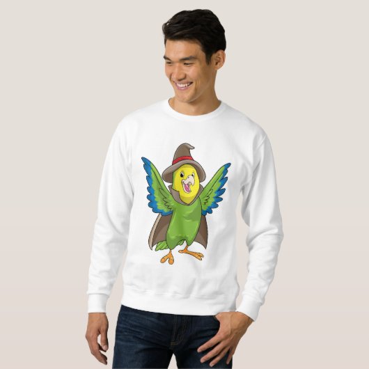 Sweatshirt Assistant Parrot en tant qu'assistant avec Casquet (Devant entier)