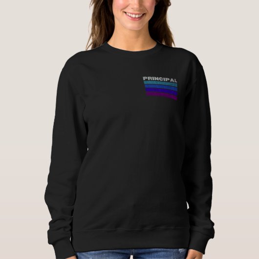 Sweatshirt Assistant Principal Rainbow Future Principal  Teac (Devant)