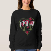 Sweatshirt Assistant Rose cardiaque PTA (Devant)