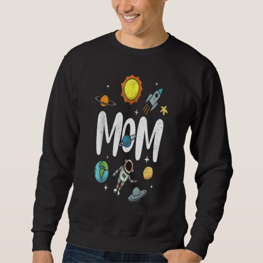 Sweatshirt Astro Maman Universer Fête des mères (Devant)