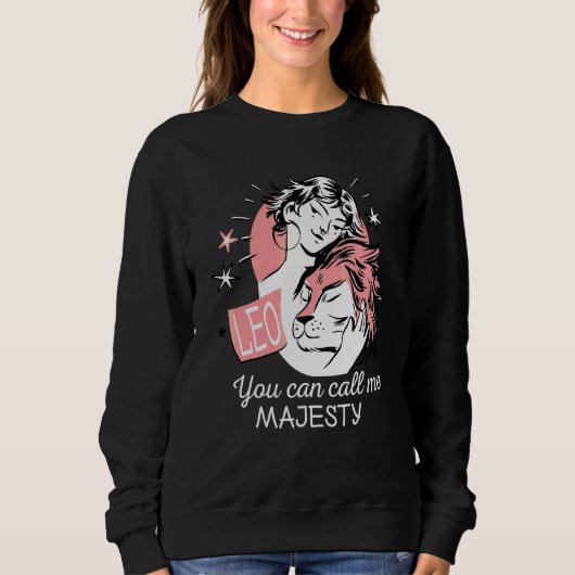 Sweatshirt Astrologie Dit Zodiac Sign Leo (Devant)