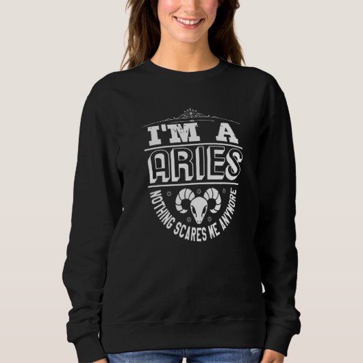 Sweatshirt Astrologie Je suis Bélier (Devant)