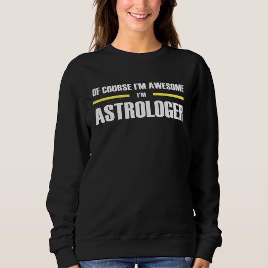 Sweatshirt Astrologue génial (Devant)