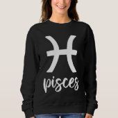 Sweatshirt Astrology Pisces Zodiac (Devant)
