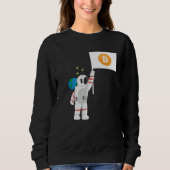 Sweatshirt Astronaut Crypto Cryptocurrencies Crypto Trader (Devant)