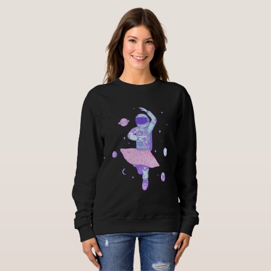 Sweatshirt Astronaut spatial de Ballerina (Devant entier)