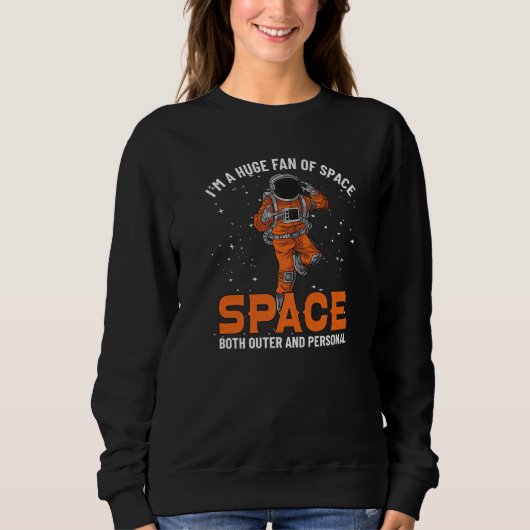 Sweatshirt Astronaute Astronomie Système Solaire Espace Extra (Devant)