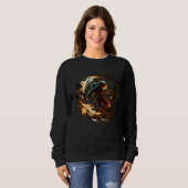 Sweatshirt Astronaute émergeant du portail (Devant entier)