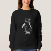 Sweatshirt Astronaut's Penguin surreal (Devant)