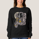 Sweatshirt Astronomer Playing Saxophone (Devant)