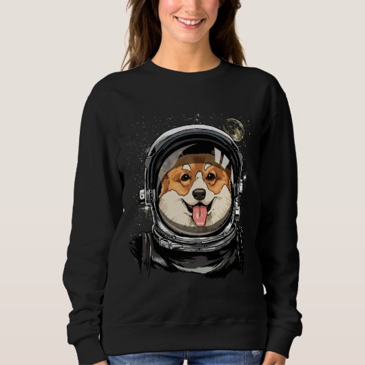 Sweatshirt Astronomie de l'exploration spatiale des chiens de (Devant)