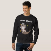 Sweatshirt Astronomie d'Otter Space Astronaut (Devant entier)
