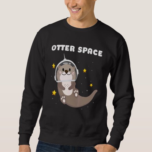 Sweatshirt Astronomie d'Otter Space Astronaut (Devant)