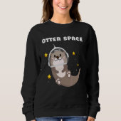 Sweatshirt Astronomie d'Otter Space Astronaut (Devant)