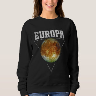 Sweatshirt Astronomie du système solaire Europa Moon Jupiter 