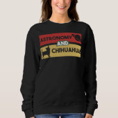 Sweatshirt Astronomie Et Chihuahuas (Devant)