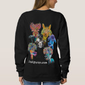 Sweatshirt astucieux Alpacas 20 tee (Dos)