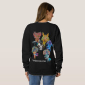 Sweatshirt astucieux Alpacas 20 tee (Dos entier)