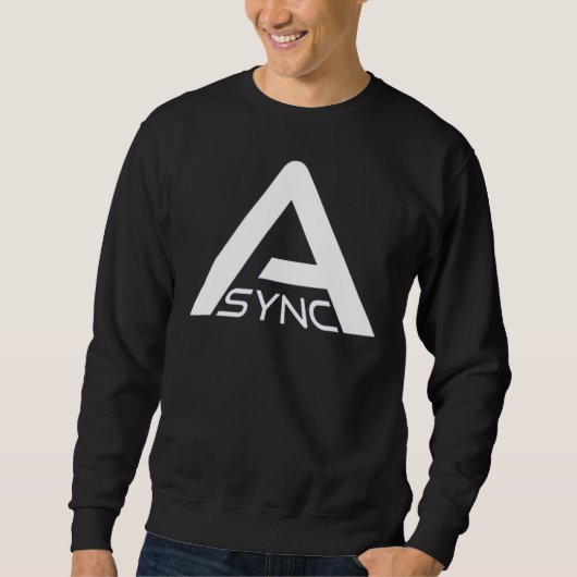 Sweatshirt ASYNC - Backrooms Pixels Research (Devant)