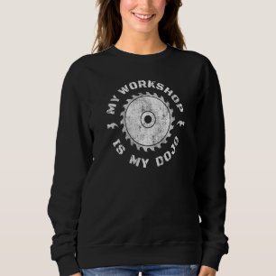 Sweatshirt Atelier de charpentier Teodworking Builder scie