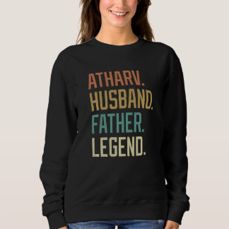 Sweatshirt Atharv Husband Father Legend Father's Day Retro