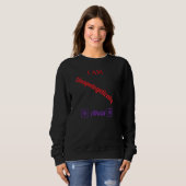 Sweatshirt Athée sans excuses (Devant entier)