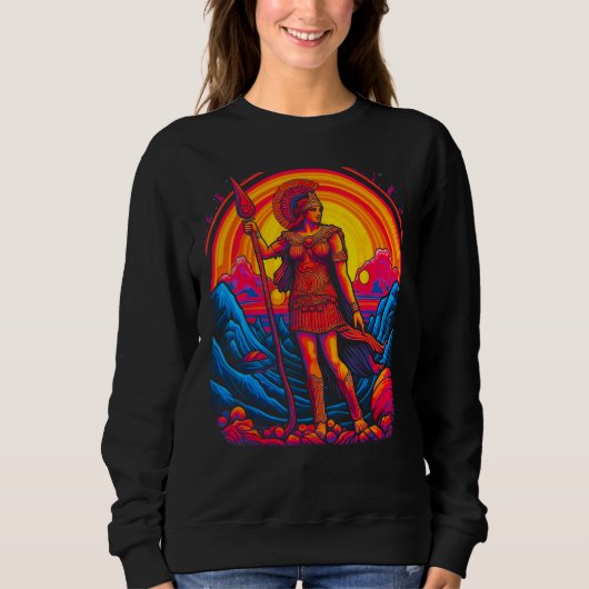 Sweatshirt Athena Greek Mythology Goddess (Devant)