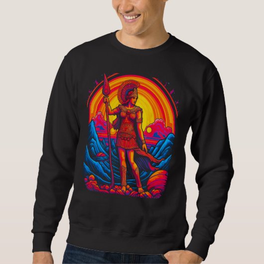 Sweatshirt Athena Greek Mythology Goddess (Devant)