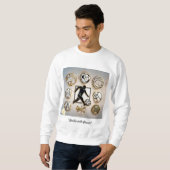 Sweatshirt "Athlétisme Golden Edge" (Devant entier)