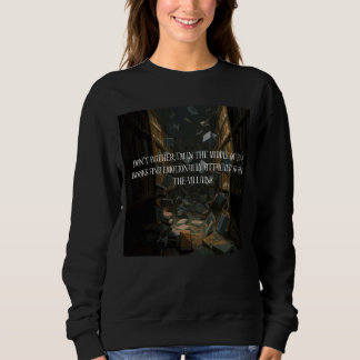 Sweatshirt Attaché émotionnellement aux méchants Chaos de liv